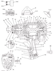 Part Location Diagram of C134724 Chicago Pneumatic Decal-Pin Warning